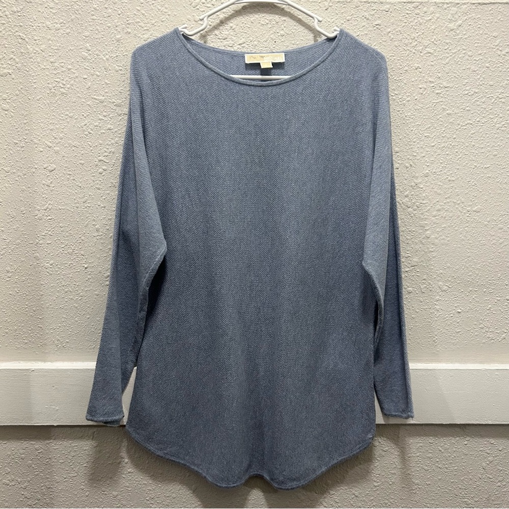 MICHAEL Michael Kors Chambray Blue Dolman Sleeve Sweater Small